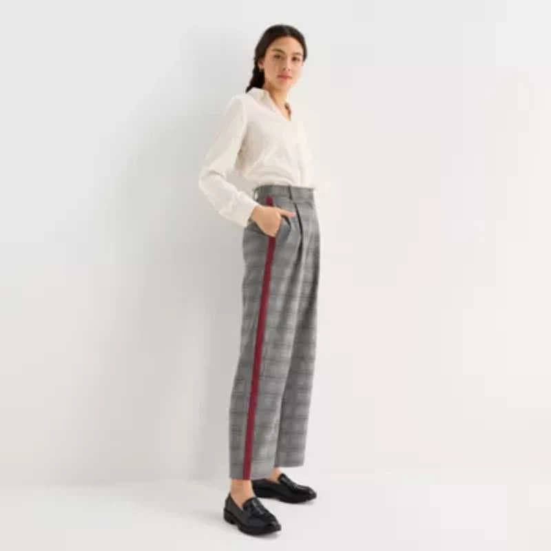 by&by Womens Juniors Mid Rise Ankle Pant