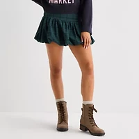 Arizona Womens Juniors Mid Rise Skater Skirt