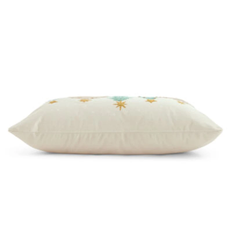 North Pole Trading Co. Trees Rectangular Throw Pillow