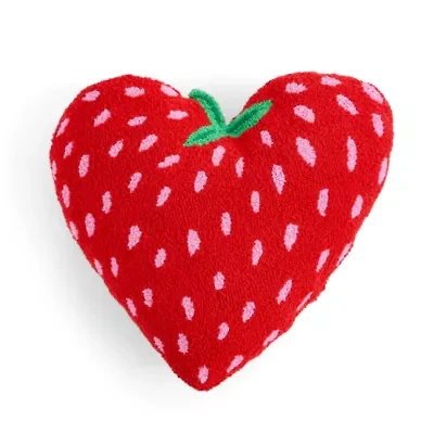 Layerings Strawberry Heart Throw Pillow