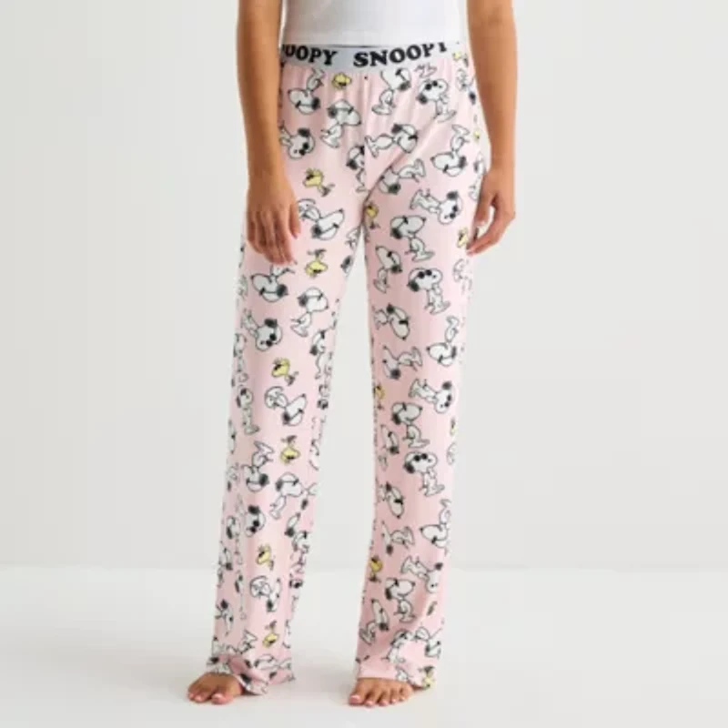 Disney Mjc Womens Easy-on + Easy-off Snoopy Pajama Pants