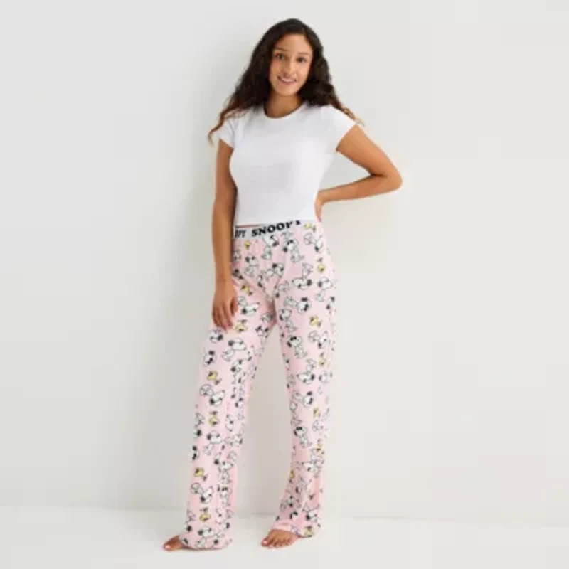 Disney Mjc Womens Easy-on + Easy-off Snoopy Pajama Pants