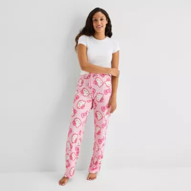 Womens Hello Kitty Plush Pajama Pants