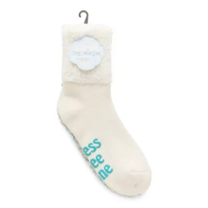 Cozy Crew Womens Multi-Pack 2 Pair Slipper Socks