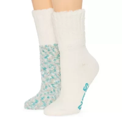 Cozy Crew Womens Multi-Pack 2 Pair Slipper Socks