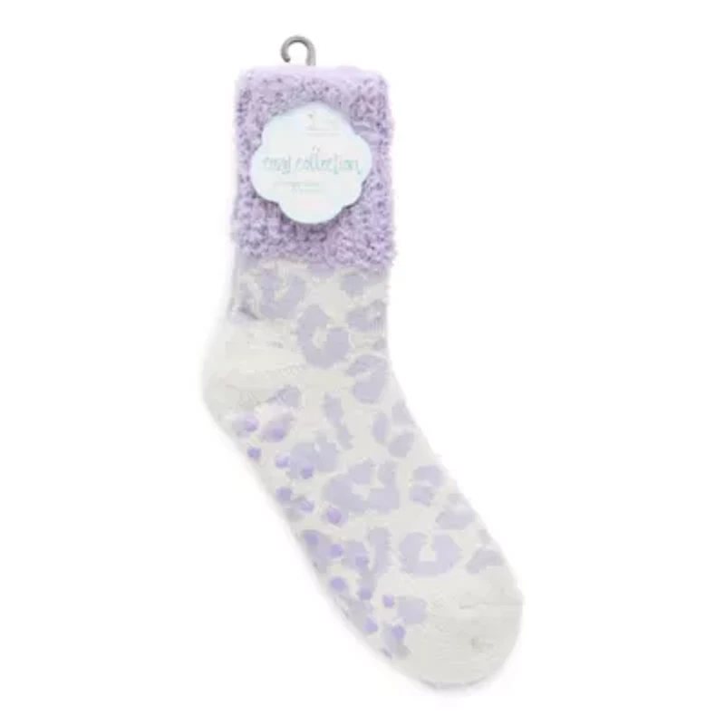 Cozy Crew Womens Multi-Pack 2 Pair Slipper Socks