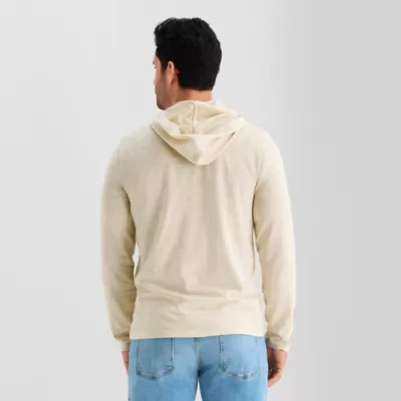 mutual weave Mens Long Sleeve Hoodie
