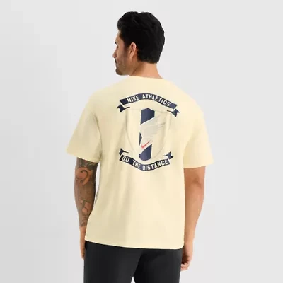 Nike Mens Crew Neck Short Sleeve Regular Fit Graphic T-Shirt