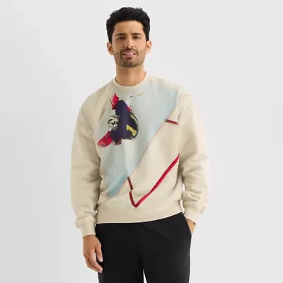 Xersion Mens Round Neck Long Sleeve Sweatshirt