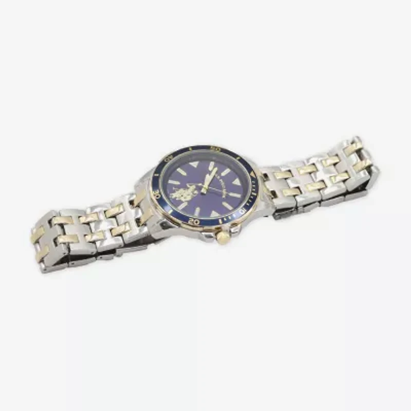 U.S. Polo Assn. Mens Two Tone 4-pc. Watch Boxed Set Usc20295jc