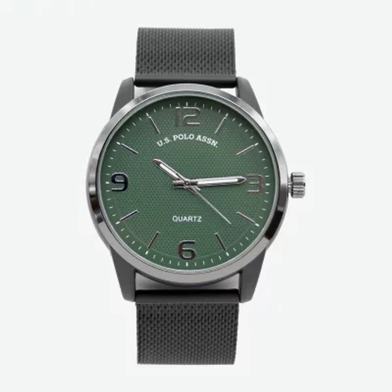 U.S. Polo Assn. Mens Black Bracelet Watch Usc80945jc