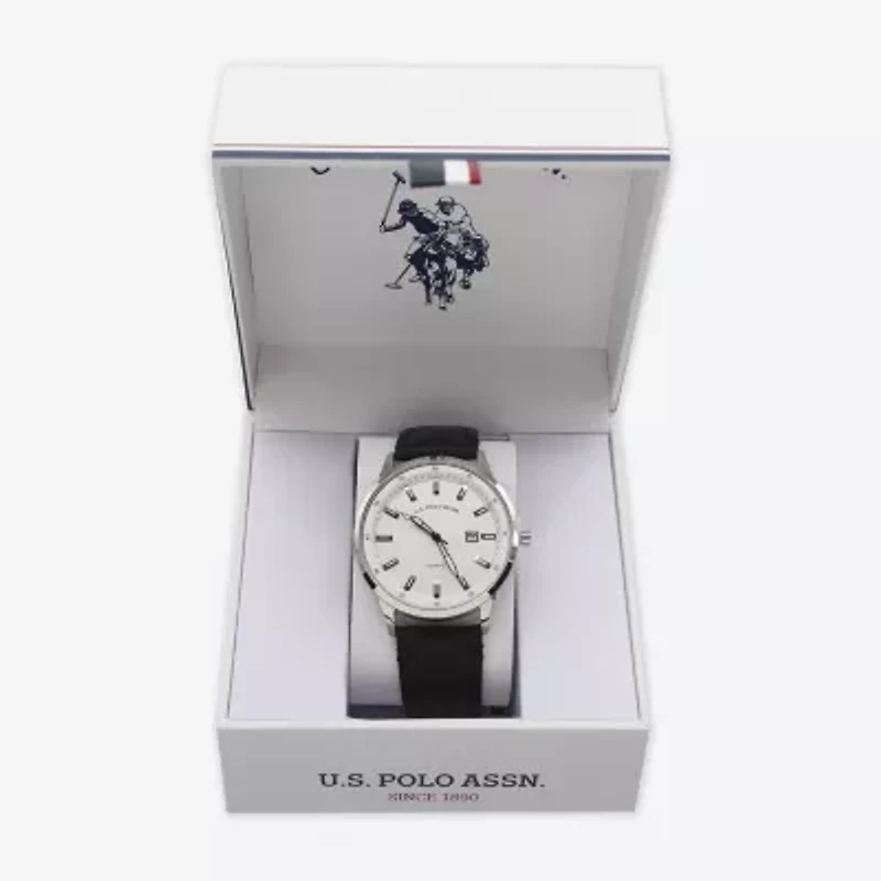 U.S. Polo Assn. Mens Black Watch Boxed Set Usc50648jc