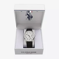 U.S. Polo Assn. Mens Black Watch Boxed Set Usc50648jc