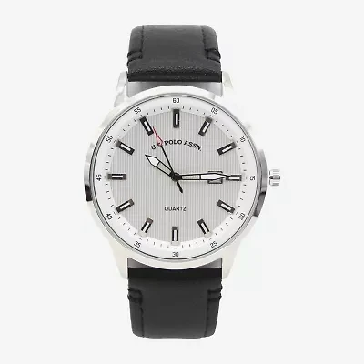 U.S. Polo Assn. Mens Black Watch Boxed Set Usc50648jc