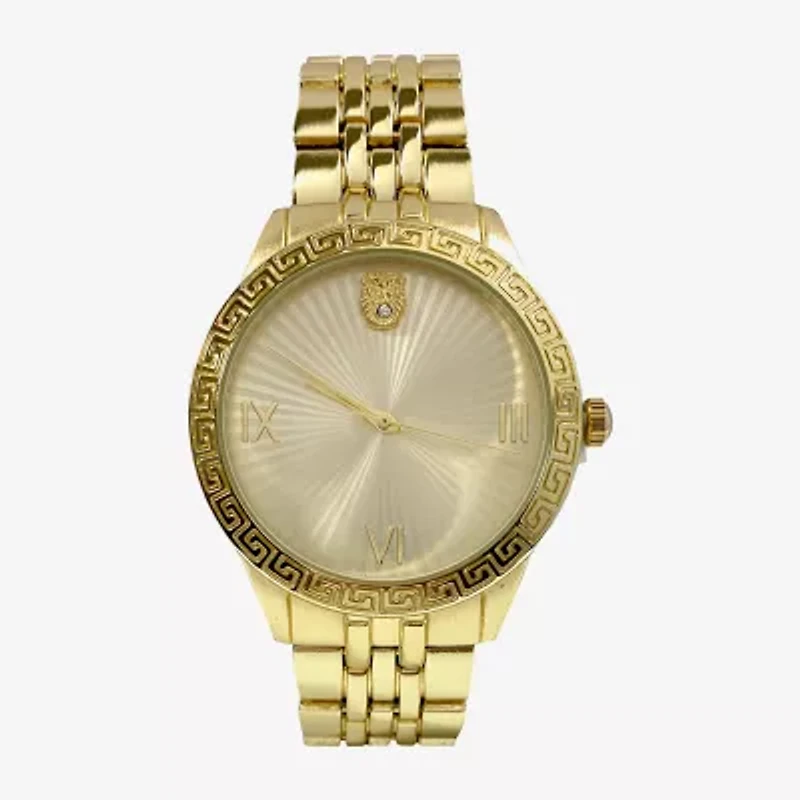 Geneva Mens Gold Tone 3-pc. Watch Boxed Set Mac7140jc