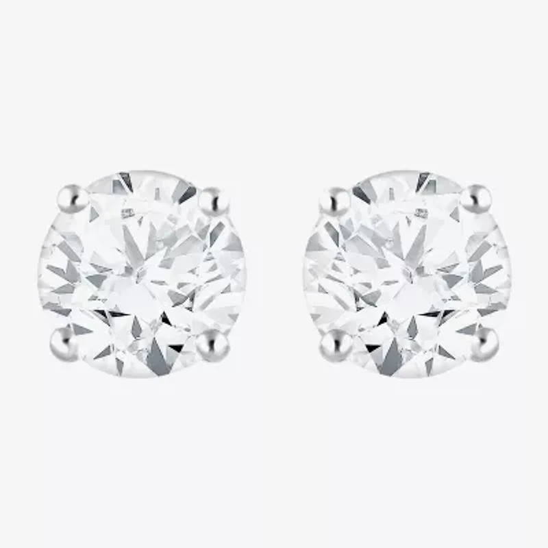 ( G / Si2 ) 2 CT. T.W. Lab-Grown Diamond 10K Gold 6.3mm Round Stud Earrings