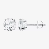 ( G / Si2 ) 2 CT. T.W. Lab-Grown Diamond 10K Gold 6.3mm Round Stud Earrings