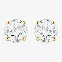 ( G / Si2 ) 2 CT. T.W. Lab-Grown Diamond 10K Gold 6.3mm Round Stud Earrings