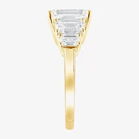 Signature By Modern Bride (F / Vs2) Womens 5 1/7 Ct. T.W. Lab Grown White Diamond 14K Gold 5-Stone Engagement Ring