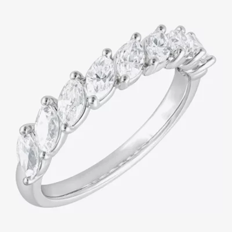 (F / Vs2) Womens 1 CT. T.W. Lab Grown White Diamond 10K Gold Band