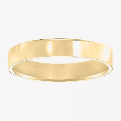 Womens 4MM 14K Gold Wedding Band