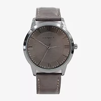 Geneva Mens Brown Strap Watch Mac5174jc