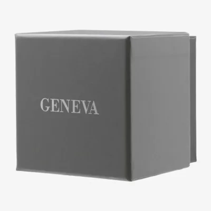 Geneva Mens Brown Strap Watch Mac5174jc