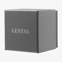 Geneva Mens Brown Strap Watch Mac5174jc