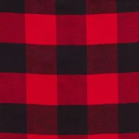 North Pole Trading Co. Buffalo Check Womens Flannel Long Sleeve Matching Family Pajama Sets