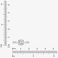 I / Si2) Womens CT. T.W. Lab Grown White Diamond Sterling Silver Round Solitaire Engagement Ring
