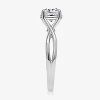 I / Si2) Womens CT. T.W. Lab Grown White Diamond Sterling Silver Round Solitaire Engagement Ring