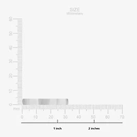 Womens 4MM 14K White Gold Wedding Band