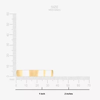 Mens 6MM 14K Gold Wedding Band