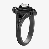 Enchanted Disney Fine Jewelry (F,Si1), Maleficent Womens 1/4 CT. T.W. Lab Grown White Diamond Sterling Silver Cocktail Ring