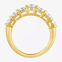 (F, Si2) Womens 3 3/8 Ct. T.W. Lab Grown White Diamond 14K Gold Over Silver Band