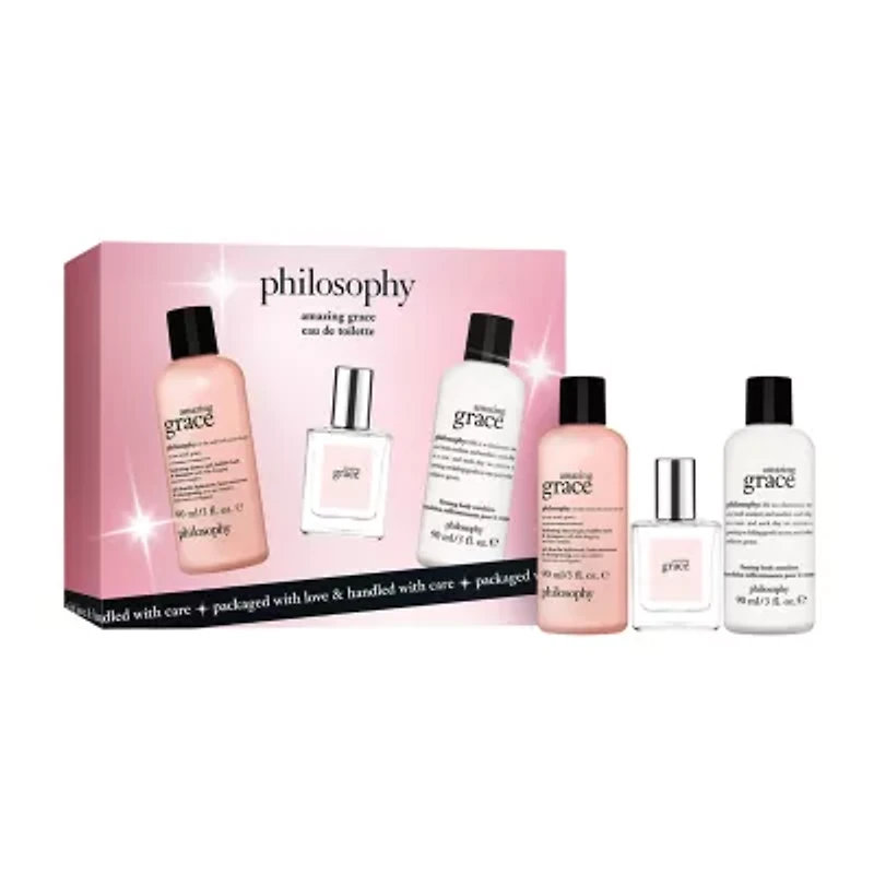 Philosophy Amazing Grace Holiday Edt Set -  3 Pc Mini