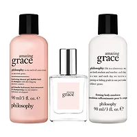 Philosophy Amazing Grace Holiday Edt Set -  3 Pc Mini
