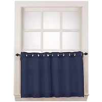 Lichtenberg Montego 2-pc. Grommet Top Window Tier