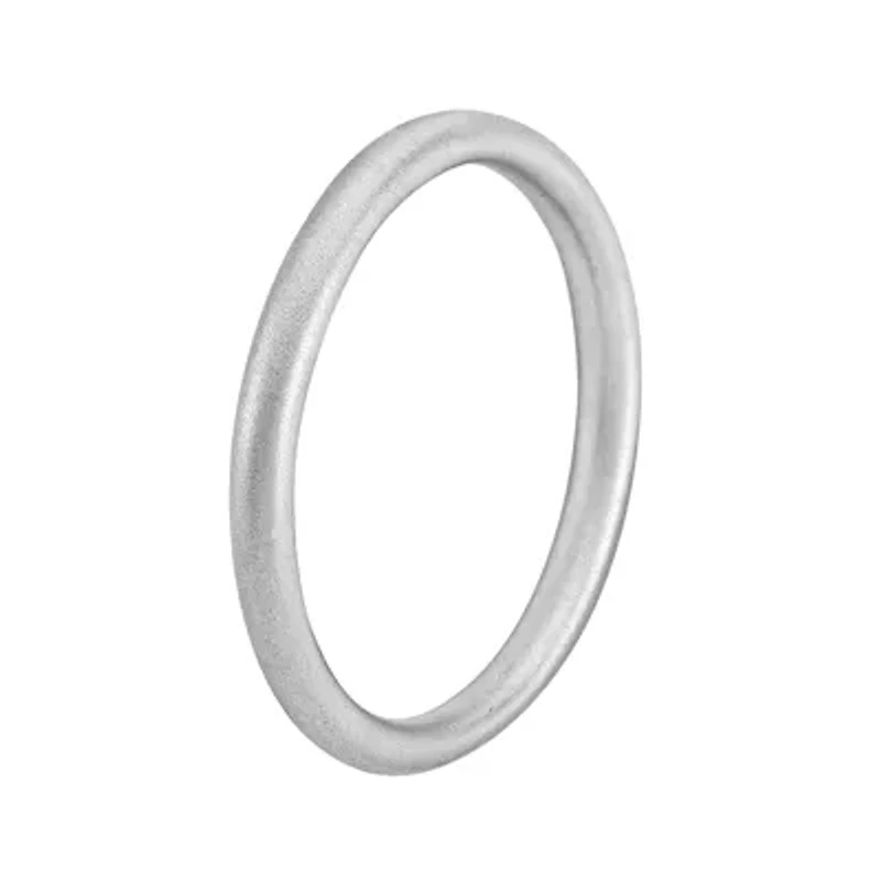 Personally Stackable Sterling Silver Satin Ring