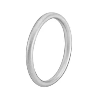 Personally Stackable Sterling Silver Satin Ring