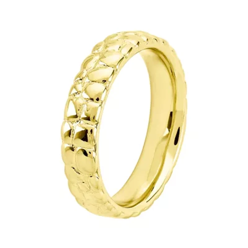 Personally Stackable 18K Yellow Gold Over Sterling Silver Stackable Ring