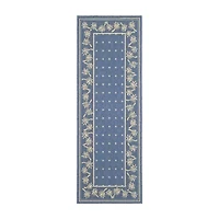 Safavieh Courtyard Collection Moema Floral Indoor/Outdoor Runner Rug
