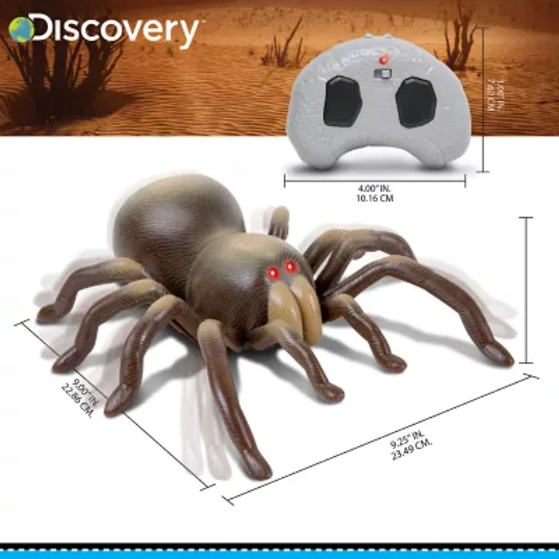 Discovery Kids RC Moving Tarantula Spider, Wireless Remote Control Toy for Kids