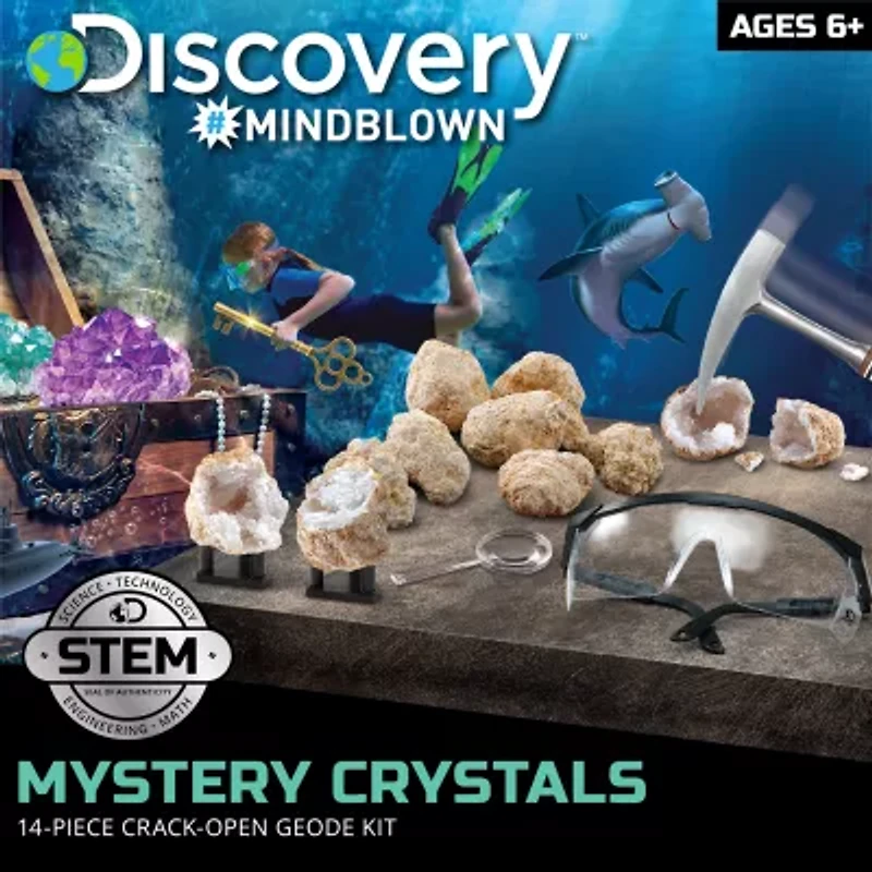 Discovery™ #Mindblown Geode Crystal Excavation Kit