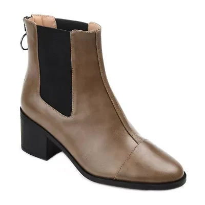 Journee Collection Womens Nigella Stacked Heel Booties