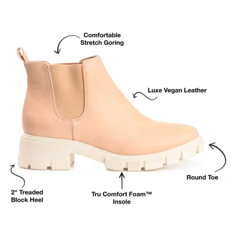 Journee Collection Womens Rorke Block Heel Booties