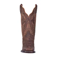Dan Post Womens Stacked Heel Cowboy Boots Wide Width