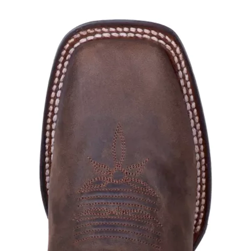 Dan Post Womens Stacked Heel Cowboy Boots Wide Width