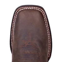 Dan Post Womens Stacked Heel Cowboy Boots Wide Width