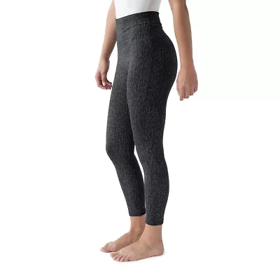 Muk Luks Faux Denim Womens 23" Full Length Leggings